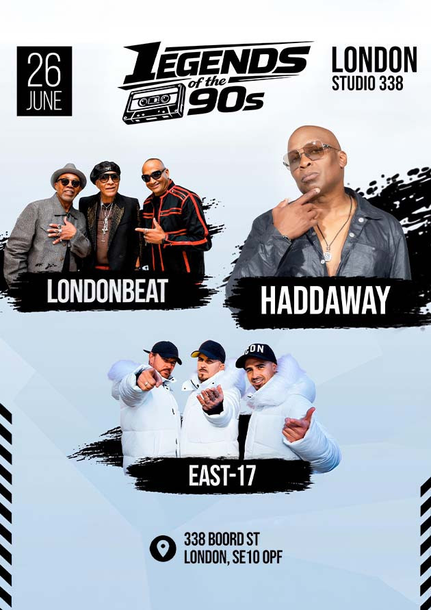 LEGENDS of the 90s LIVE in London