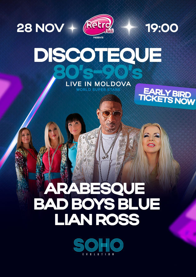 DISCOTEQUE 80’S-90S LIVE IN MOLDOVA!